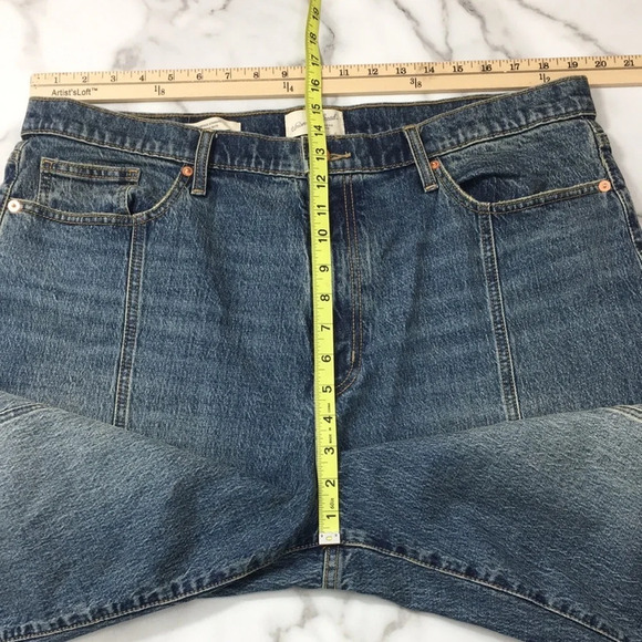 Universal Thread Vintage Straight Jeans Womens 18/34R Medium‎ Wash Cotton Denim - Picture 6 of 12